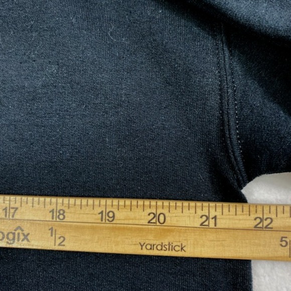 New England Patriots NFL Hoodie Mens Medium Graphic Black Majestic Patriot Pride - Picture 8 of 13